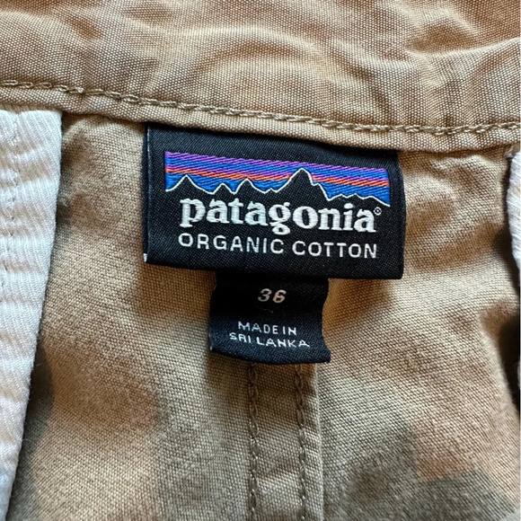 Patagonia Men’s All-Wear Shorts - 10" size 36 tan sand 100% cotton Style #57726 - Picture 5 of 5